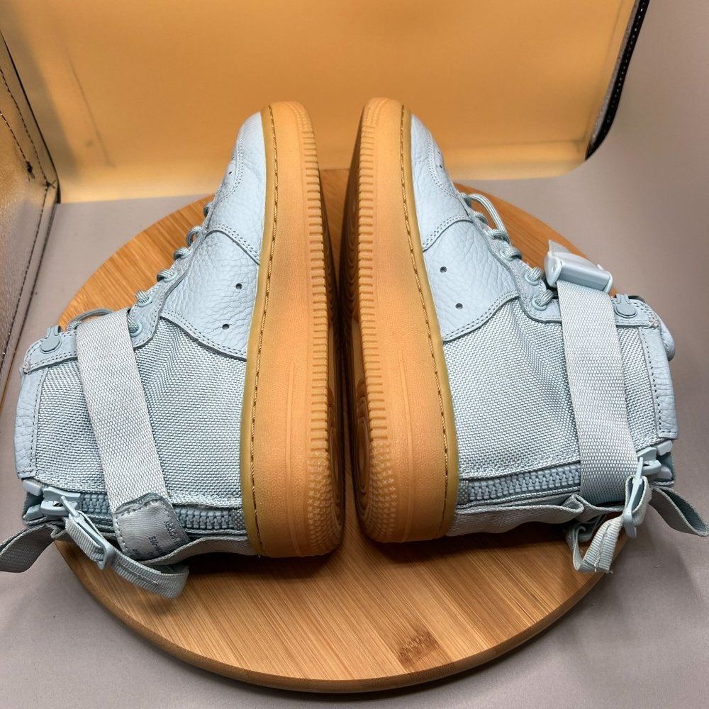 Nike SF AF1 Mid Air Force 1 (GS) Blue Sneakers AJ0424-401 Size 5Y Women 6.5 - Picture 8 of 9